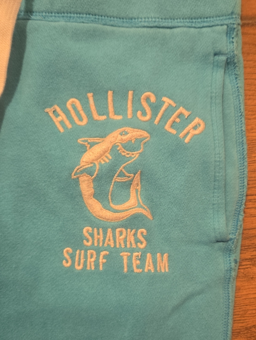 Y2K Hollister Blue Drawstring Sweatpants Size XS - Picture 3 of 5